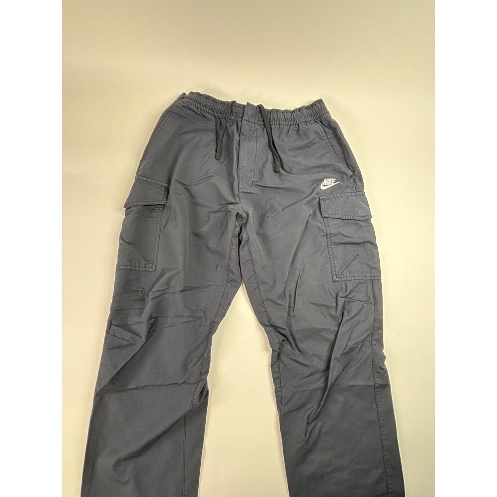 Nike Sportswear Woven Utility Cargo Pants Men's Size Large Black DD5207-010
